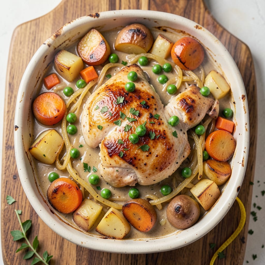All Recipe Sheet Pan Chicken Pot Pie: One-Pan Creamy Crust With Golden Bubble Top