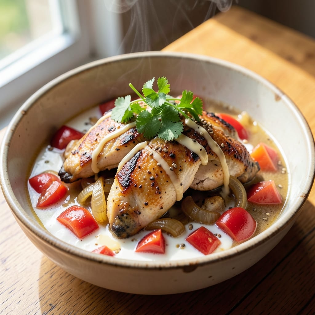 Bush's White Chicken Chilli Recipe: Creamy Cumin-Kissed One-Pot Wonder