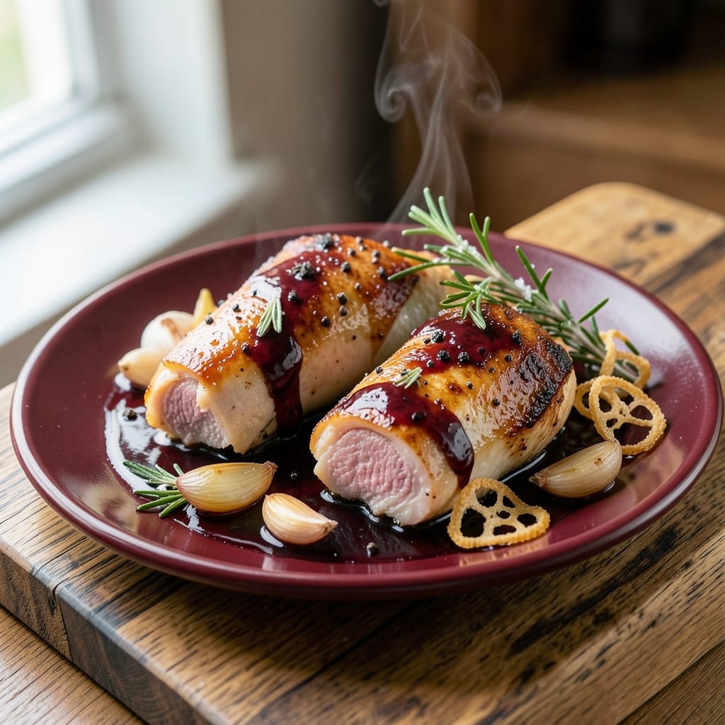 Boneless Chicken Thighs Red Wine Recipe: Deep-Red Sauce That Pairs Perfectly With Polenta