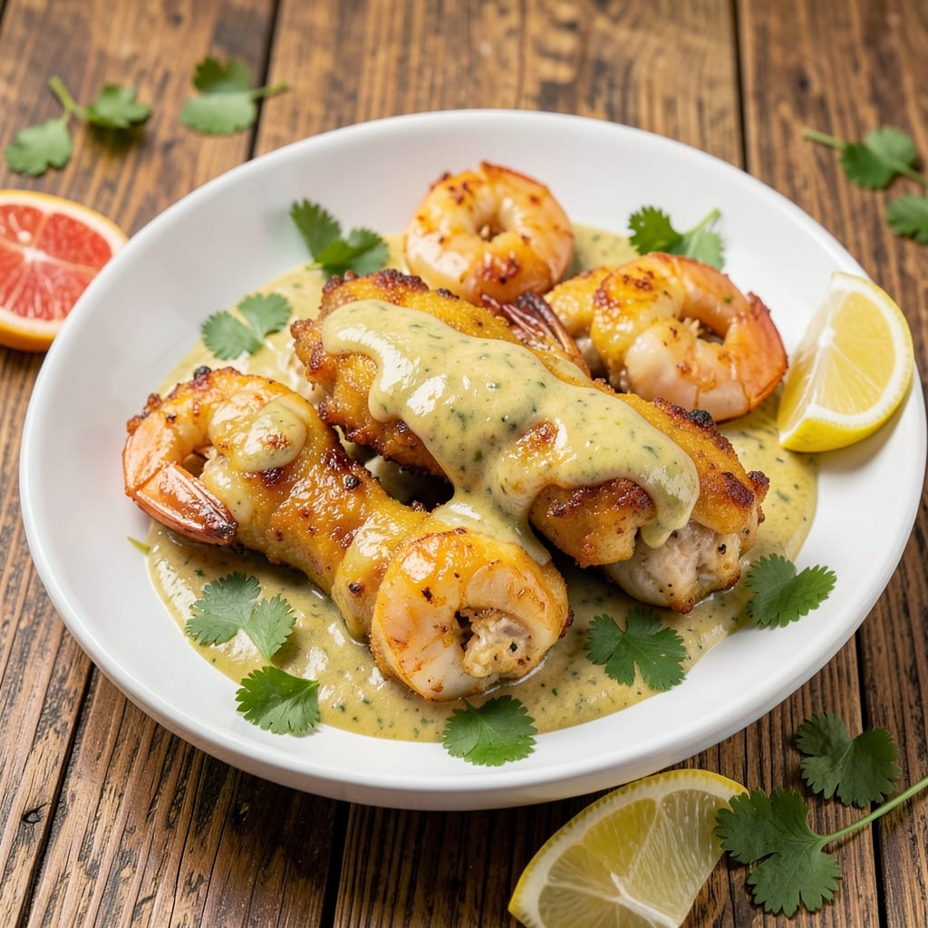 Bang Bang Chicken and Shrimp Copycat Recipe: Crispy Celery-Crusted Bites With Creamy Turmeric Zing