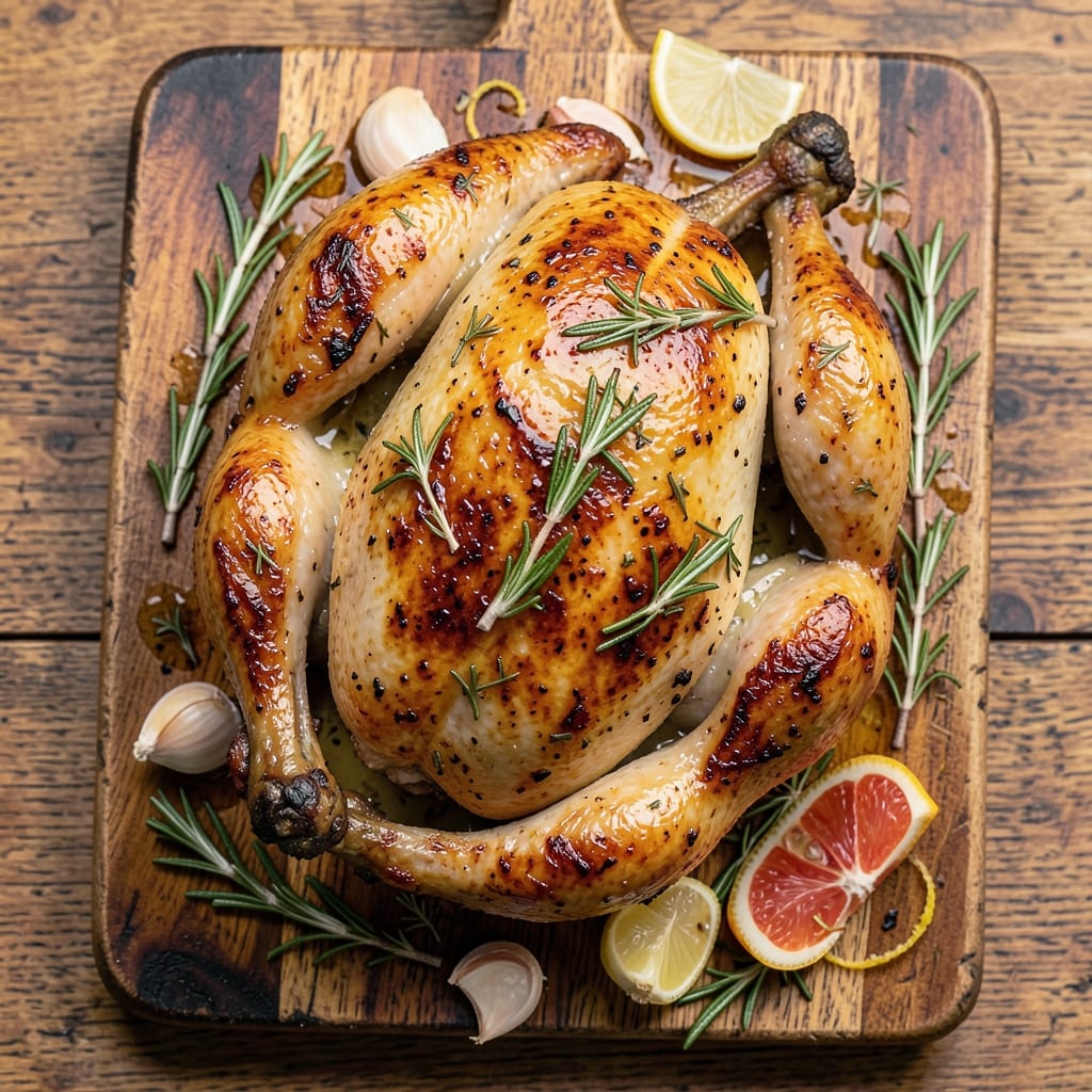 Best Marinated Roast Chicken Recipe: Juicy Skin-On Crisp With Herbed Infusion