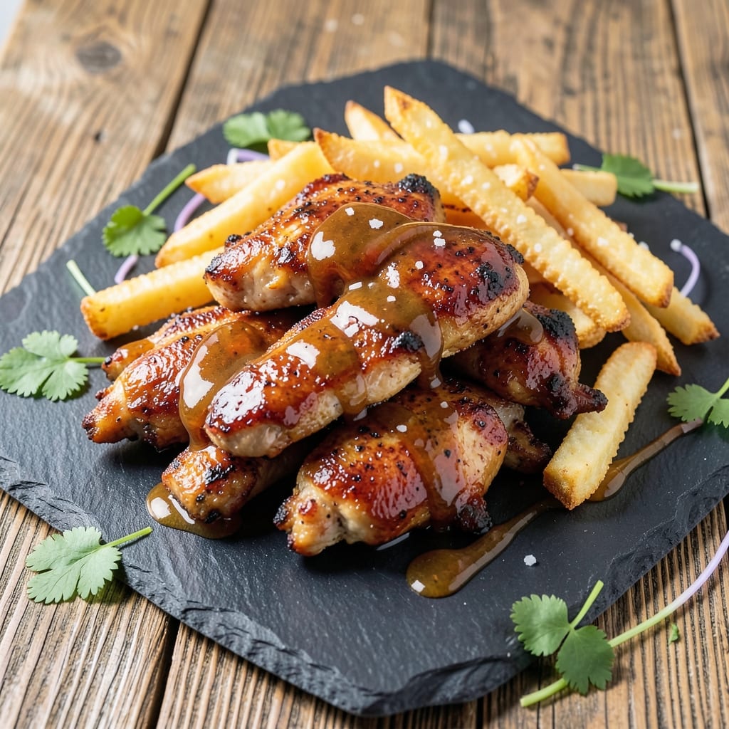 BBQ Chicken Fries Recipe: Crispy Bites With Smoky Sweet Glaze