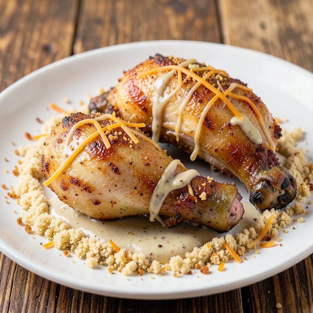 Baked Ranch Chicken Legs Recipe: Crispy Crust, Melty Cheese Magic
