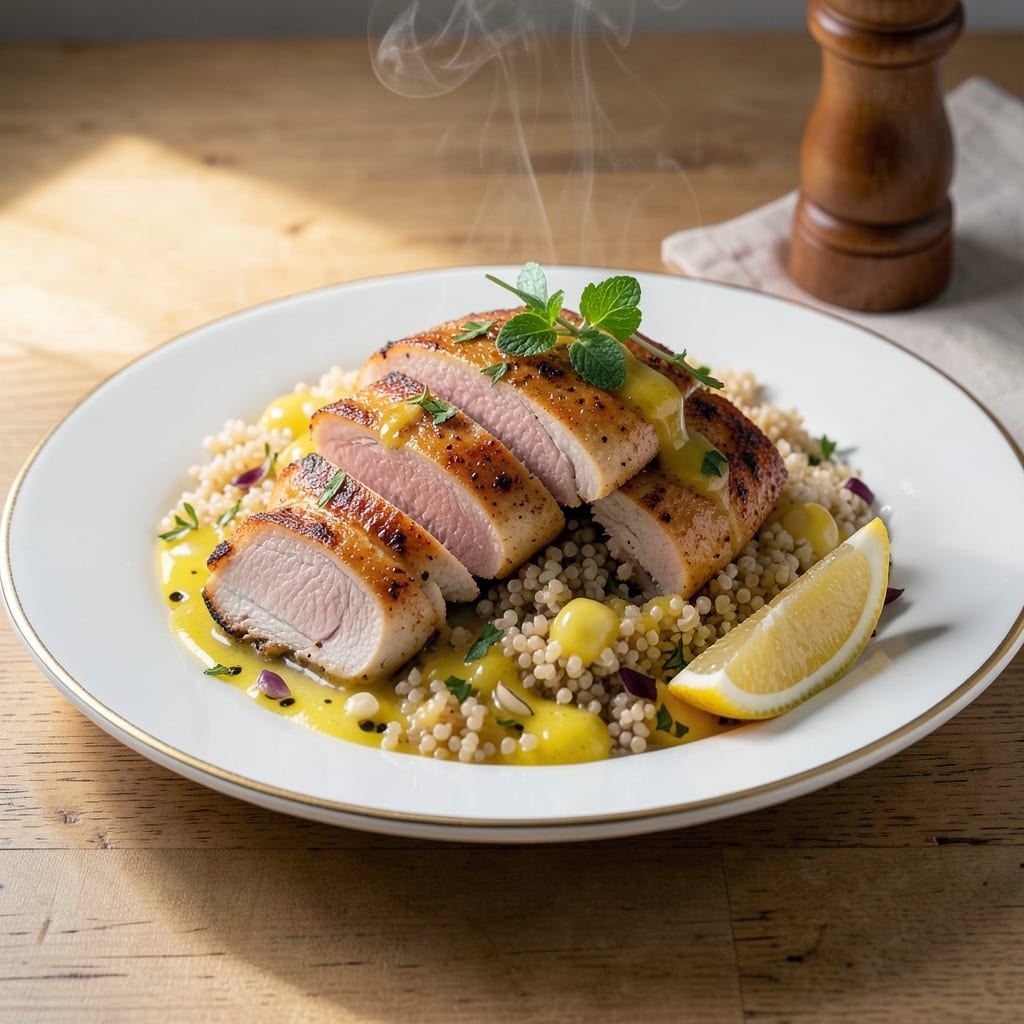Applebee's Lemon Chicken With Quinoa Recipe: Zesty Citrus and Herb Bites in One Pan
