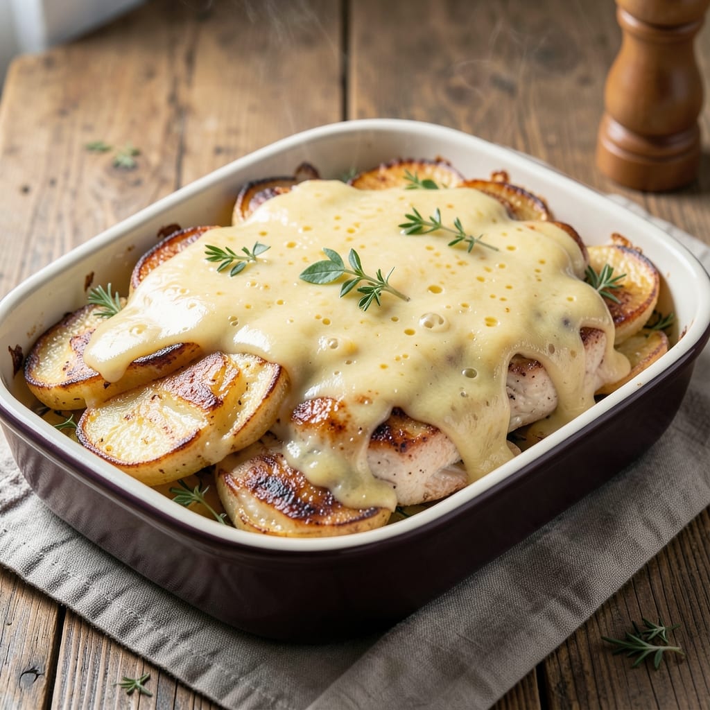 Betty Crocker's Scalloped Potatoes and Chicken Recipe: Layered Comfort With Golden Crispy Top