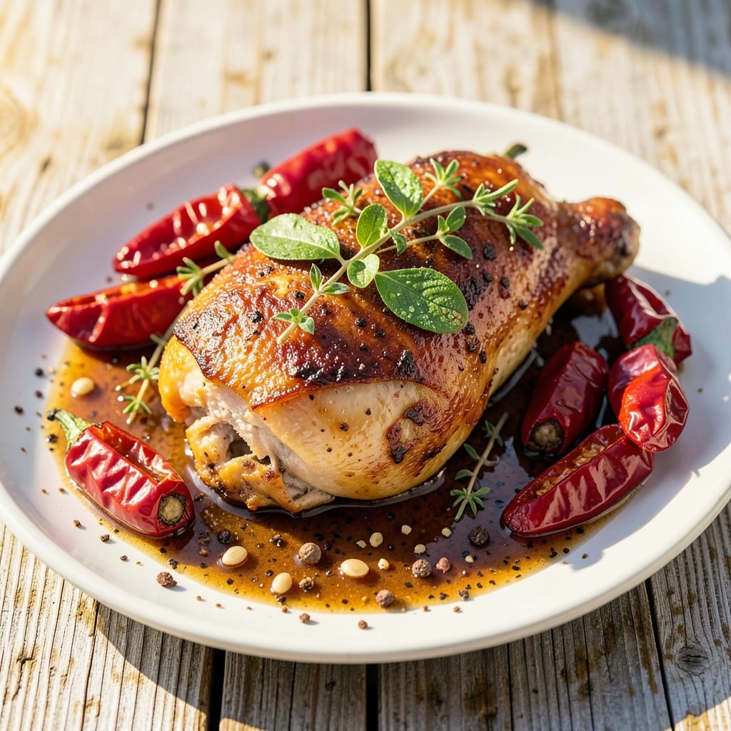 Bahamian Baked Chicken Recipe: Jerk-Spiced Crust and Juicy Center