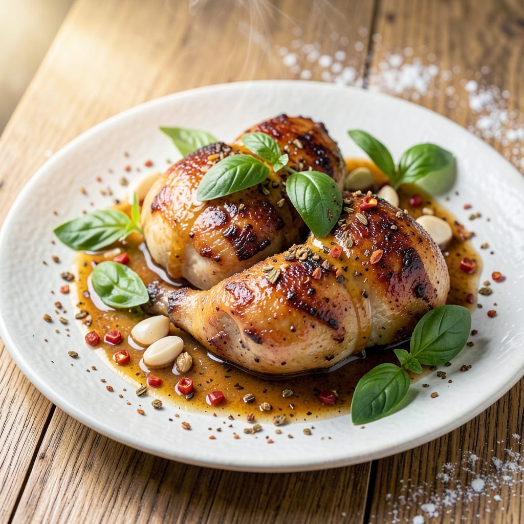 Baked Chicken Marinated in Italian Dressing Recipe: One-Pan Crispy-Crusted Juiciness