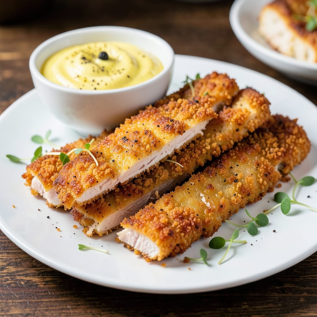 Baked Chicken Strips Recipe With Panko: Crispy Crunch That Stays Crunchy