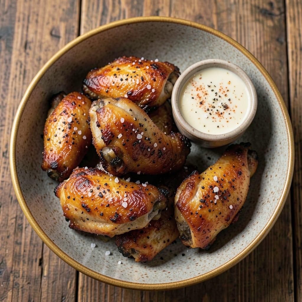 Baked Salt and Pepper Chicken Wings Recipe: Crispy Bites With Smoky, Spiced Crunch