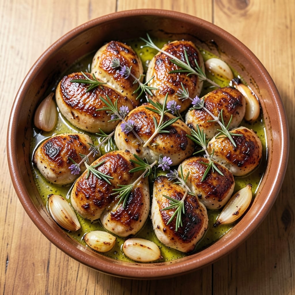 Baked Chicken Hearts Recipe: Savory Crispy Bites with Herbal Zing