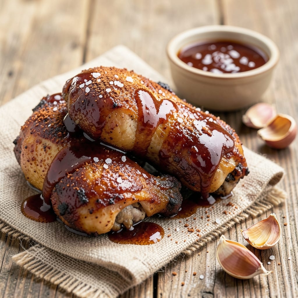 Baked Chicken Thighs With Barbecue Sauce Recipe: Smoky-Glazed Crust and Juicy Core