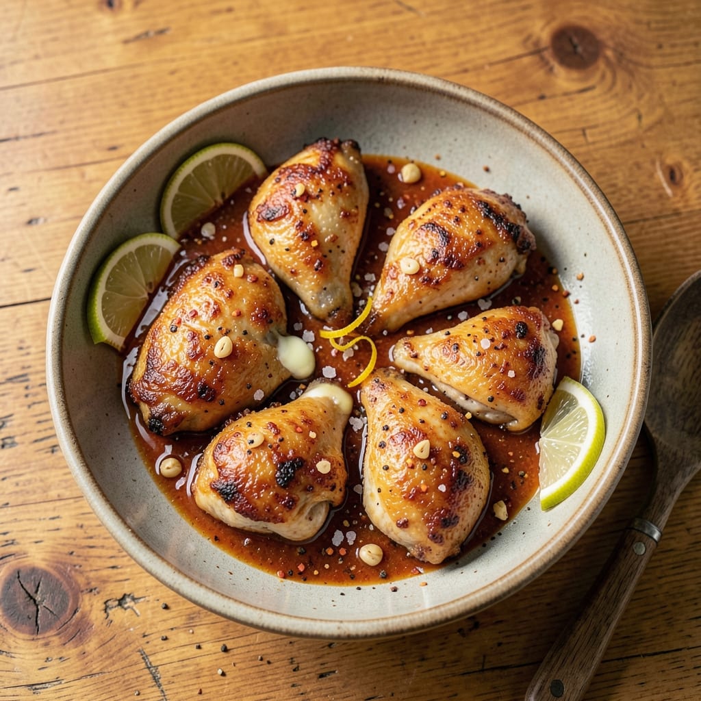 Baked Buffalo Chicken Thighs Recipe: Spicy Crispy Edges and Juicy Centers