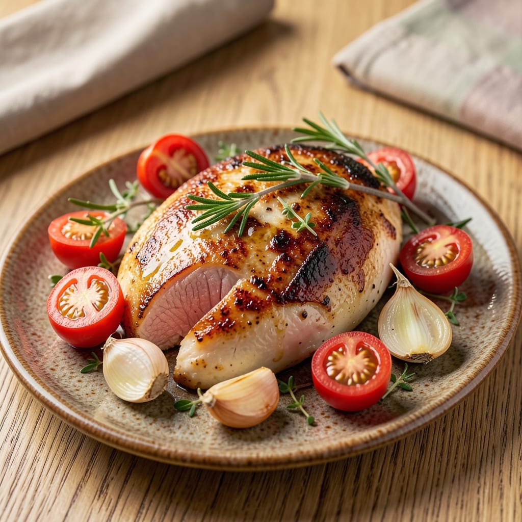 Baked Chicken Breast With Tomatoes Recipe: Juicy Herb-Infused Center Guaranteed