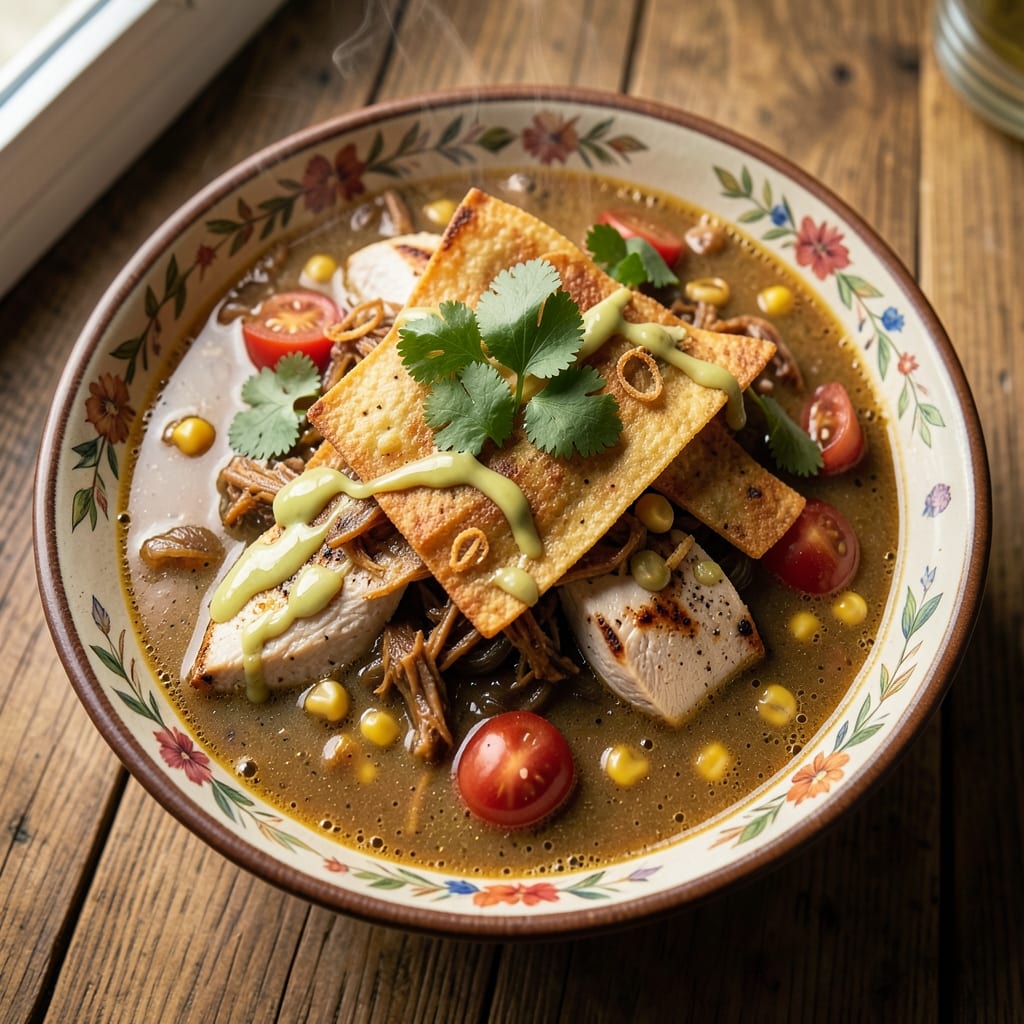 Authentic Chicken Enchilada Soup Recipe: Tortilla-Infused Warmth in 30 Minutes