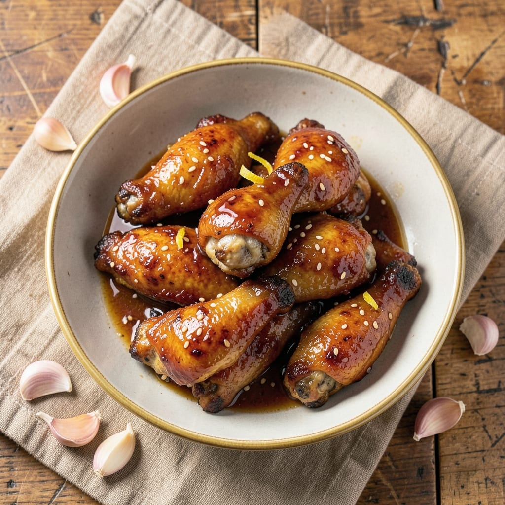 Baked Marinated Chicken Wings Recipe: Honey-Garlic Glaze That Sticks to Every Bite
