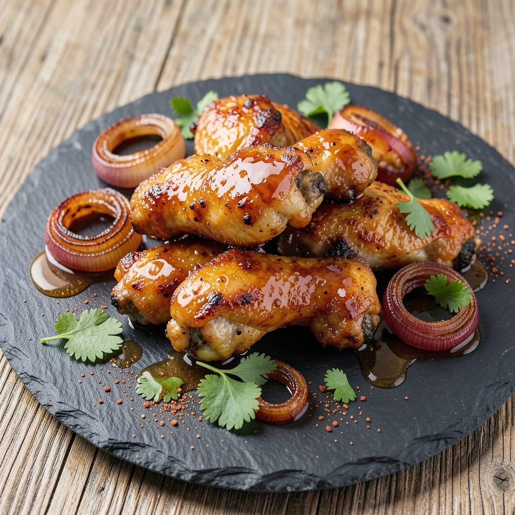 Baked Honey Barbecue Chicken Wings Recipe: Sticky-Sweet Glaze That Caramelizes to Perfection