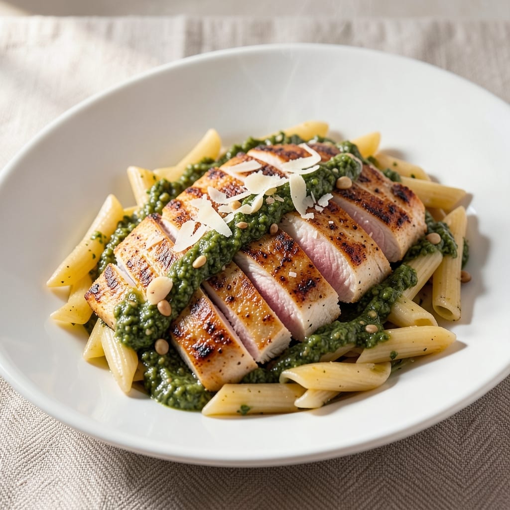 Baked Chicken Pesto Pasta Recipe: One-Pan Protein-Packed Dinner