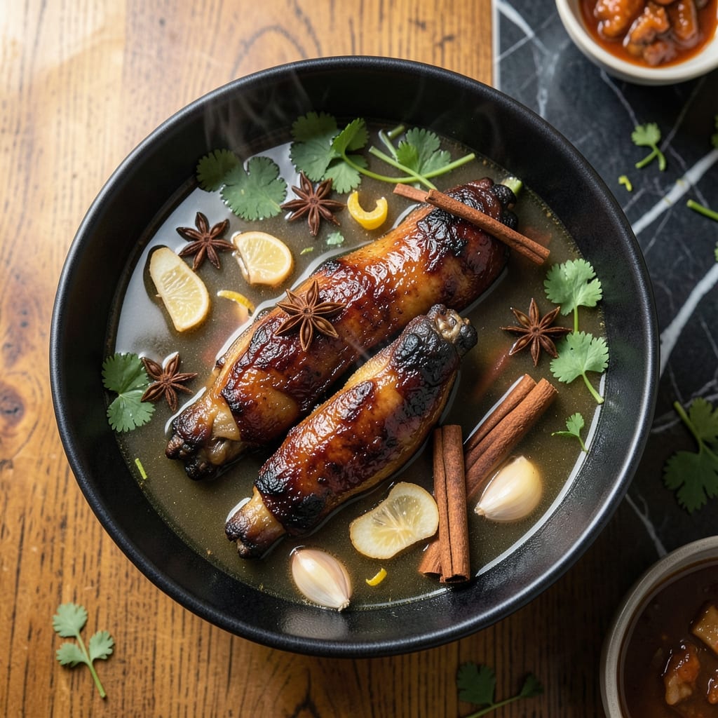 Black Chicken Herbal Soup Recipe: Earthy Herb Infusion for Immune Support