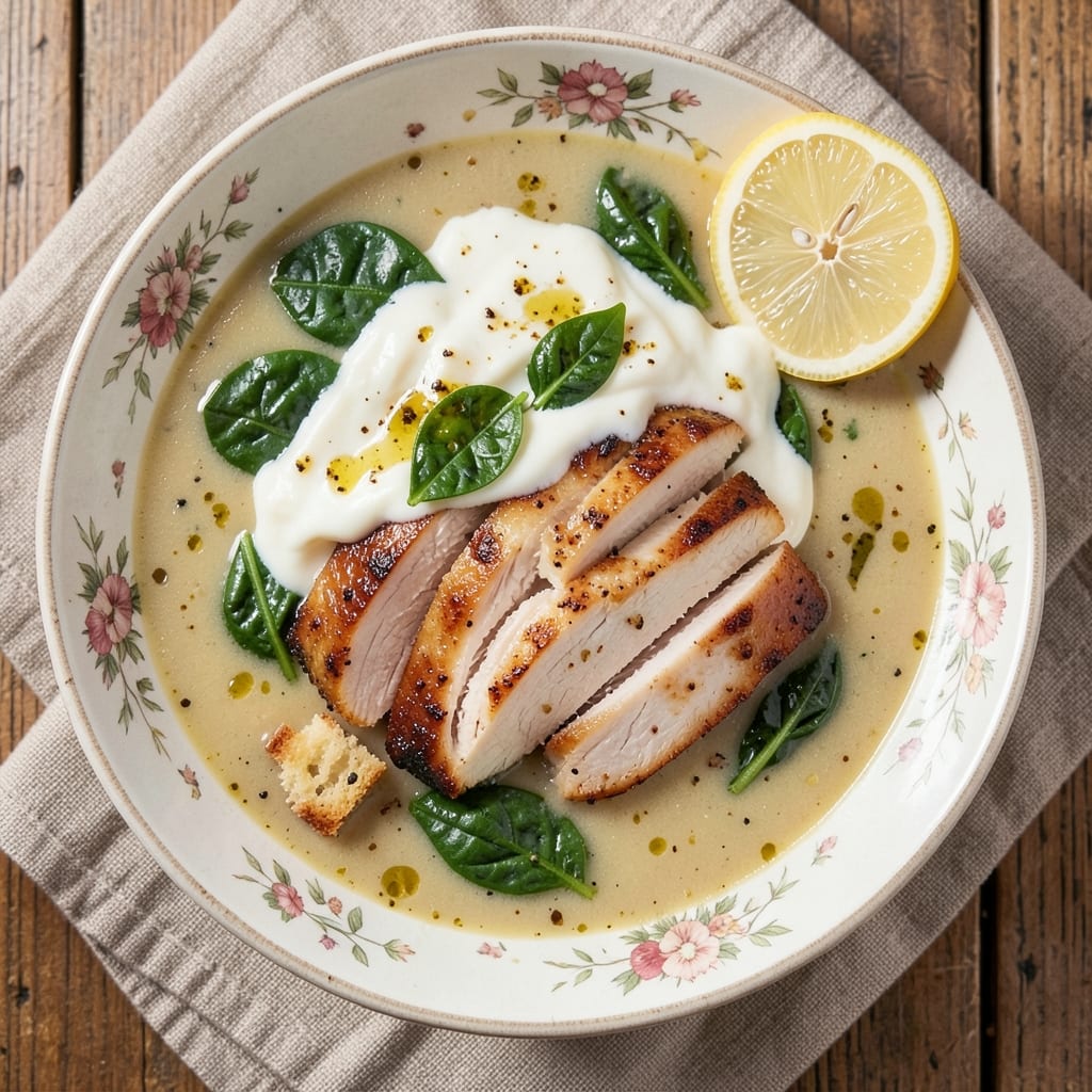 Au Bon Pain Chicken Florentine Soup Recipe: Spinach and Lemon Brightness in Every Bowl