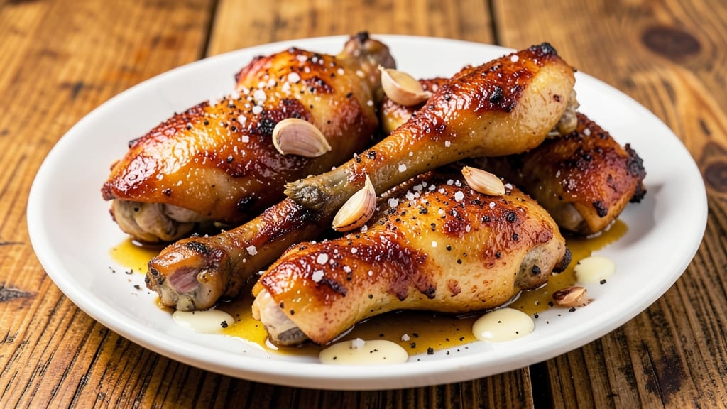 Baked Chicken Thighs and Drumsticks Recipe: Crispy Skin, Juicy Meat in One Pan