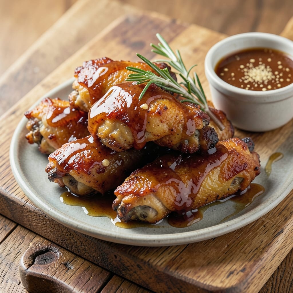 Baked Chicken Wings Sauce Recipe: Sweet-Spicy Honey Butter Glaze