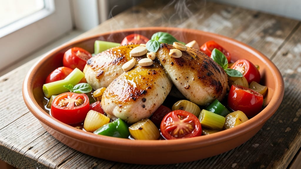 Betty Crocker Chicken Cacciatore Recipe: One-Pan Italian Simmer with Crispy Celery Crowns