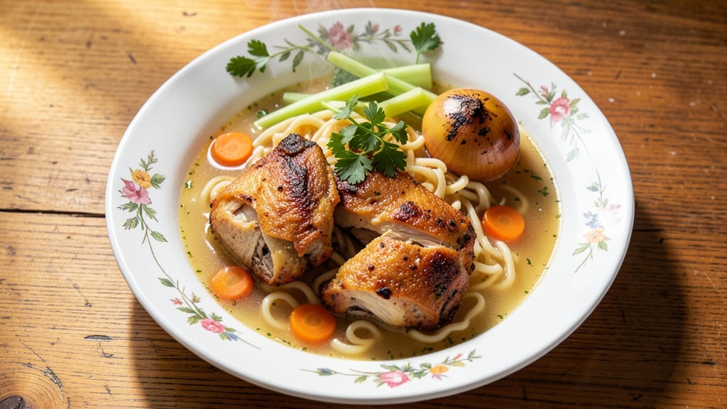 Campbell's Chicken Noodle Soup Copycat Recipe: Nostalgic Comfort With Crisp Celery Crowns