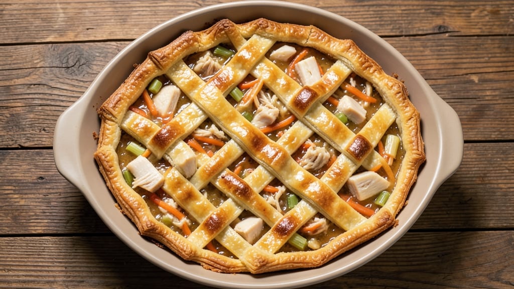 Campbell's Cream of Chicken Pot Pie Recipe: Crispy Celery Crowns Over Creamy Comfort