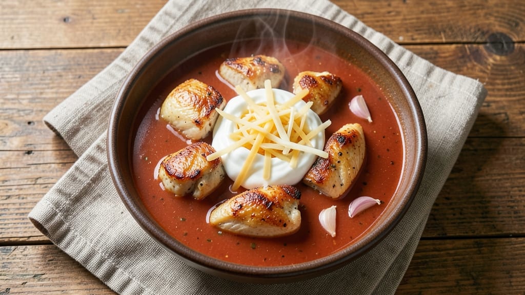 Campbell's Tomato Soup Chicken Recipe: Creamy Tomato Hug With Crispy Celery Crowns