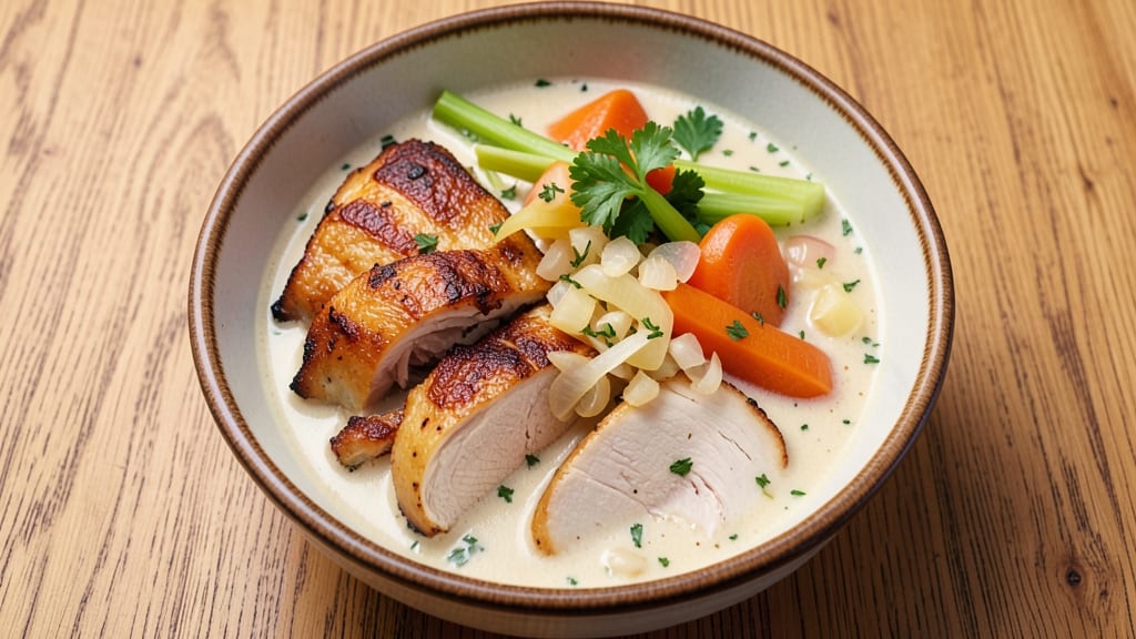 Carrabba's Chicken Soup Copycat Recipe: Celery Crown Crunch Over Creamy Ranch Bliss