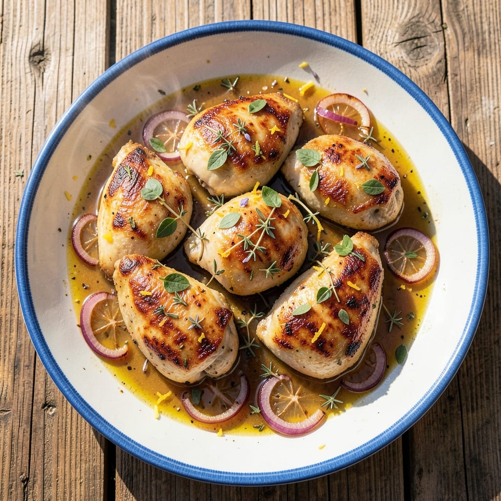 Authentic Greek Lemon Chicken Recipe: Bright Citrus and Herb-Kissed Perfection