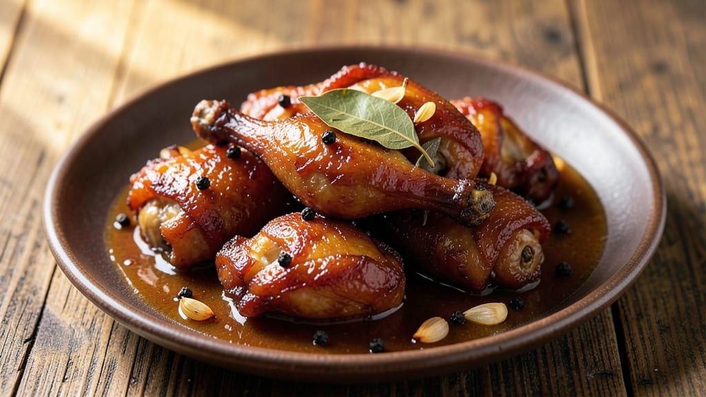Chicken Feet Adobo Recipe: Crispy Celery Crowns in Savory Vinegar-Soaked Magic
