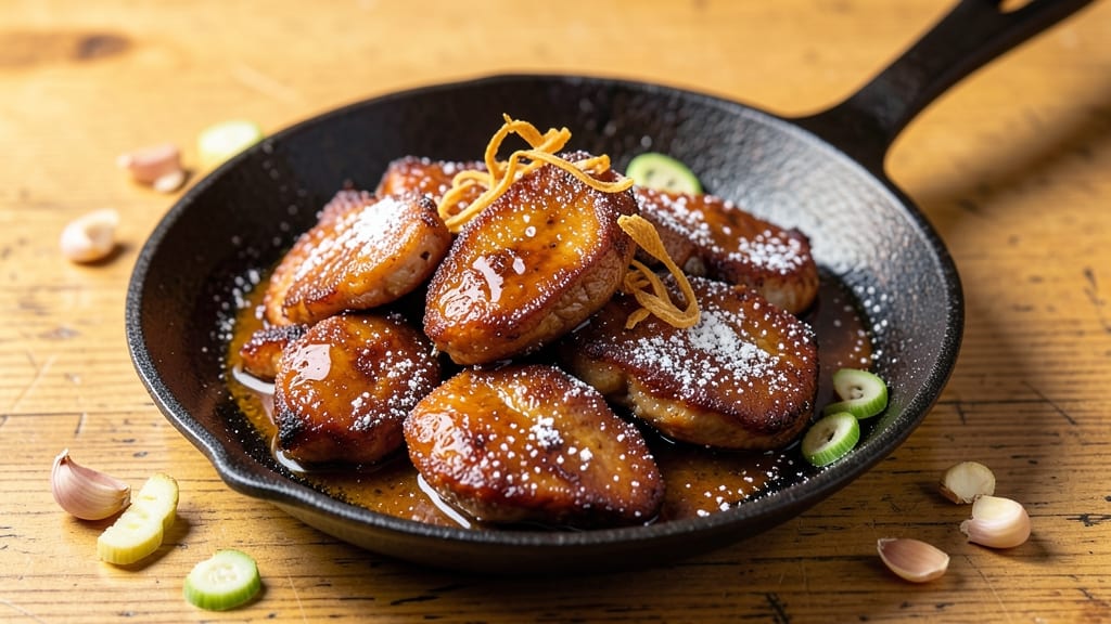 Chicken Liver Filipino Recipe: Crispy Crunch Over Creamy Soy-Ginger Sauce