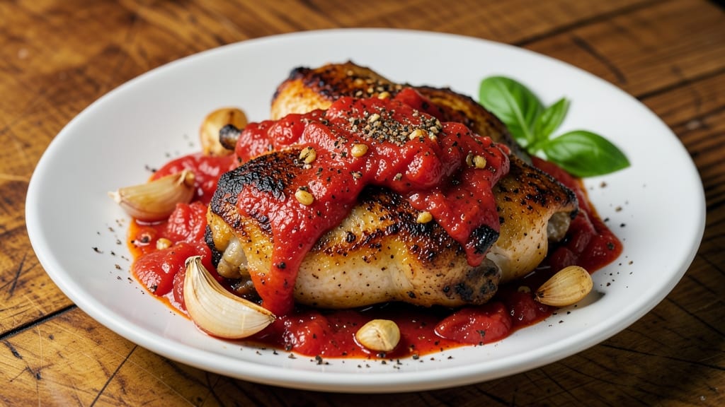 Chicken Thighs With Canned Tomatoes Recipe: Smoky-Spiced Simmer for Rich, Melty Flavor