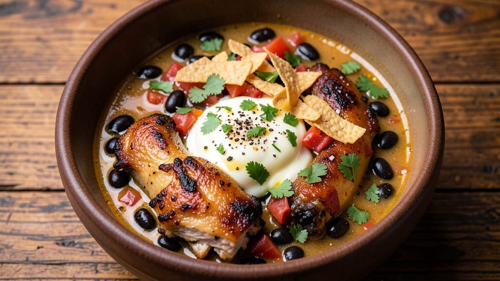 Chuy's Chicken Tortilla Soup Copycat Recipe: Smoky Cumin-Kissed Crunch Over Creamy Bean Bliss