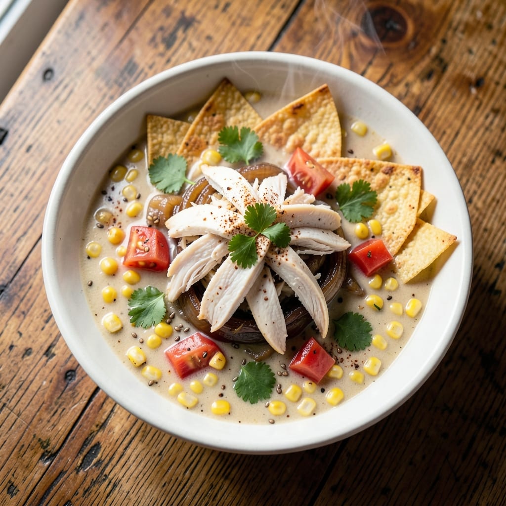BJ's Chicken Tortilla Soup Copycat Recipe: Creamy, Spiced, and Packed With Shredded Chicken