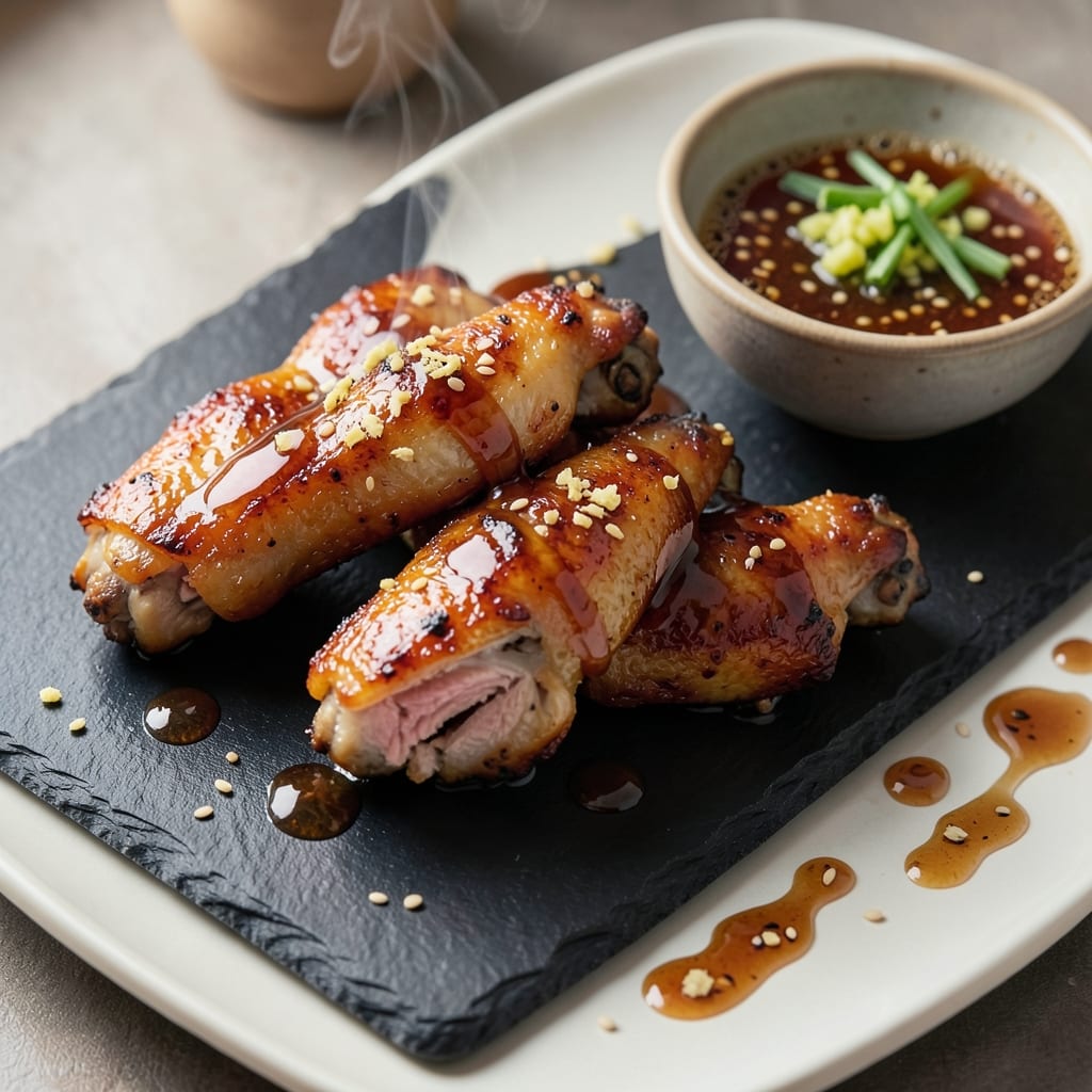 Baked Chicken Wings With Honey Soy And Ginger Marinade Recipe: Glossy Wings With Umami-Sweet Balance