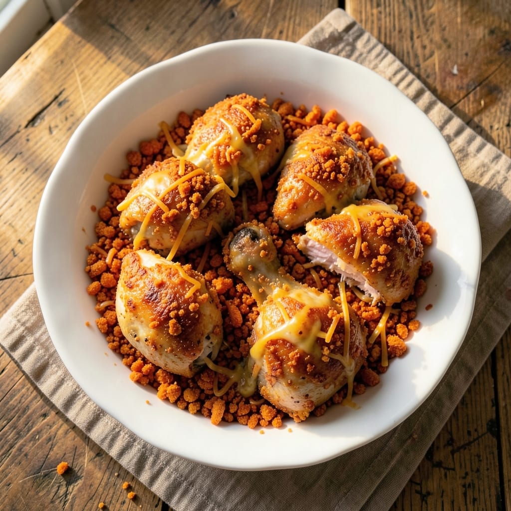 Baked Cheetos Chicken Recipe: Crunchy Cheese-Crusted Bites With Juicy Core