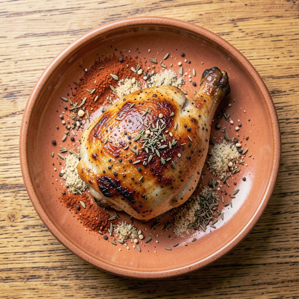 Baked Chicken Thigh Seasoning Recipe: Smoky Garlic-Herb Blend for Crispy Skin