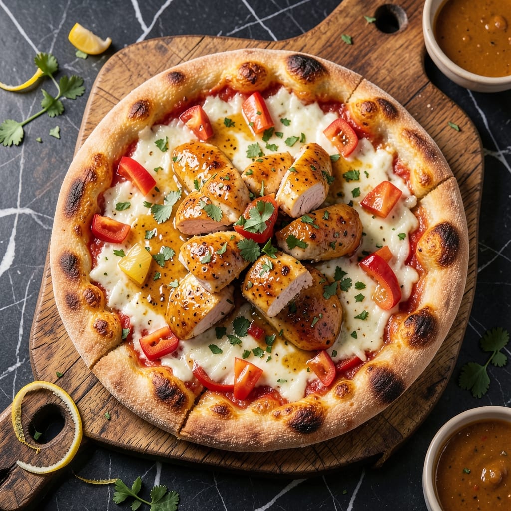 Boston Tropical Chicken Pizza Recipe: Sweet Pineapple and Spicy Jalapeño Fusion