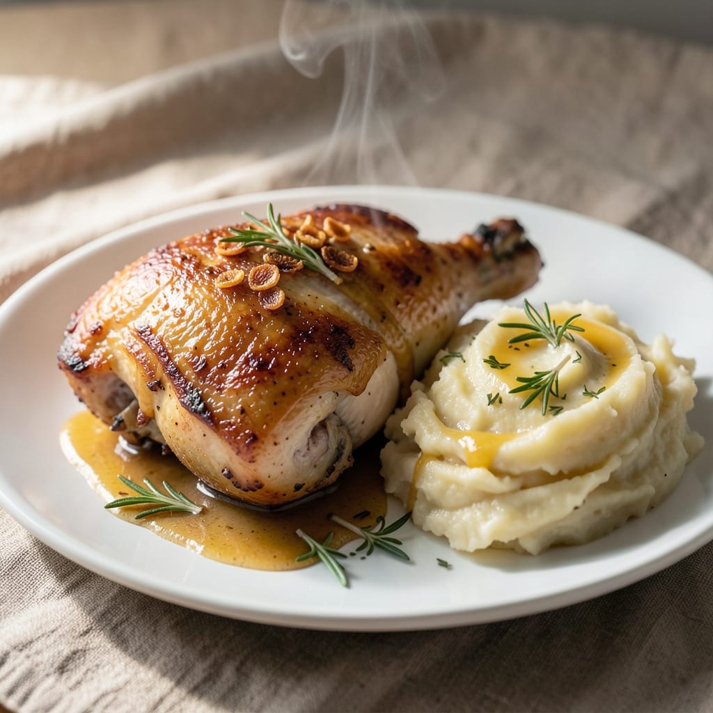 Babe's Chicken and Mashed Potato Recipe: Juicy Roast with Creamy Potato Pillow