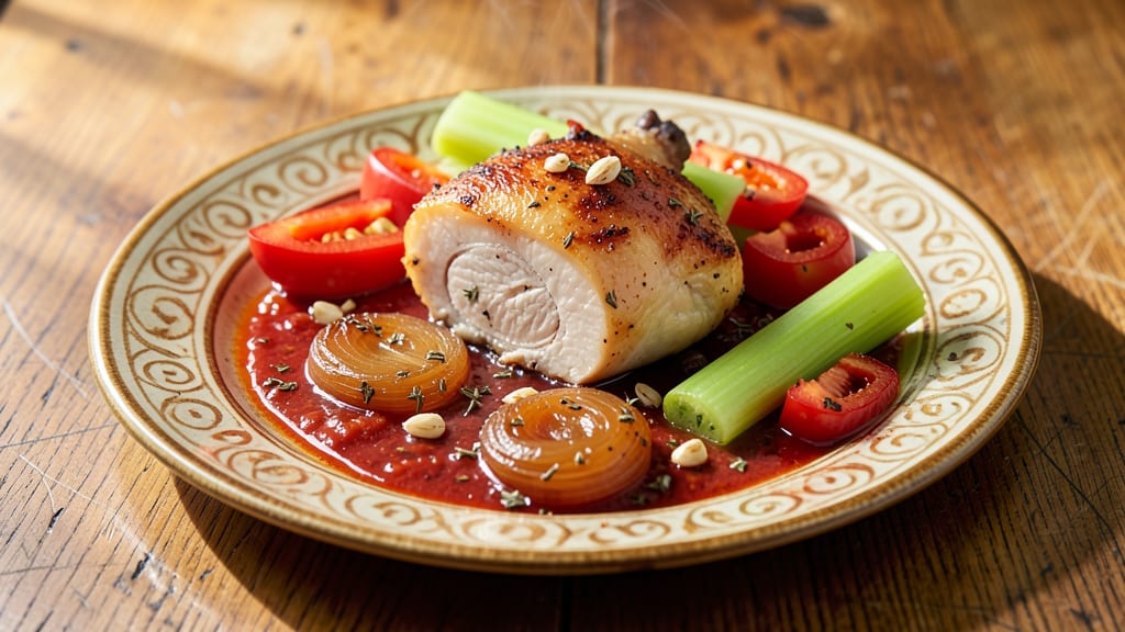 Giada's Chicken Cacciatore Recipe: Tomato-Braised Elegance With Crispy Celery Crowns