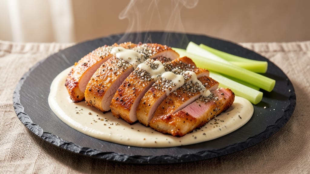 Hidden Valley Ranch Seasoning Chicken Recipe: Crispy Crunch Celery Crowns Over Creamy Ranch