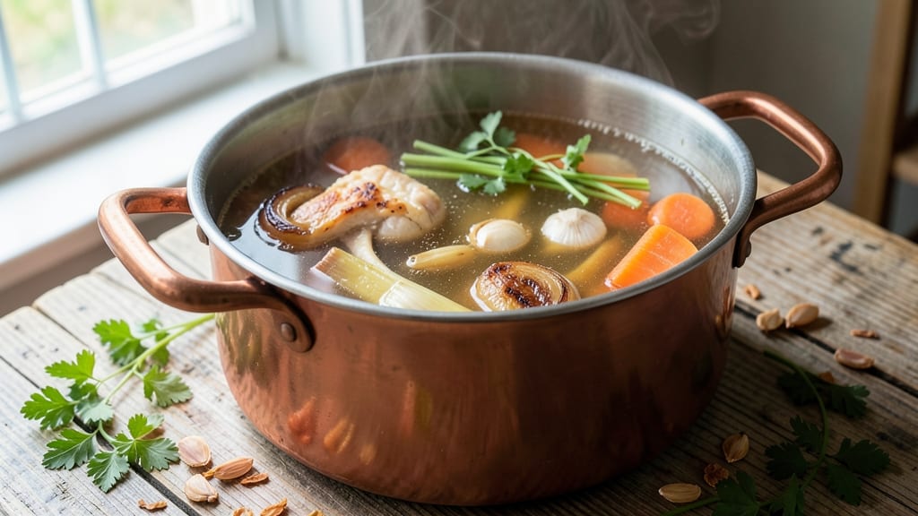 Old Fashioned Chicken Broth Recipe: Homemade Richness From Pantry Staples