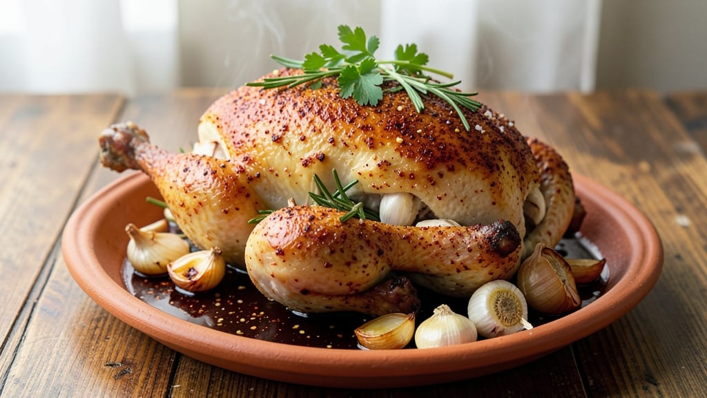 Spanish Chicken Recipe: Smoky Paprika and Garlic Roast With Crispy Skin