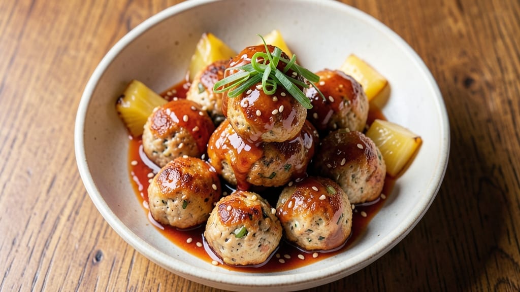 Trader Joe's Pineapple Teriyaki Chicken Meatballs Recipe: Sweet-Savory Glaze That Sticks to Every Bite